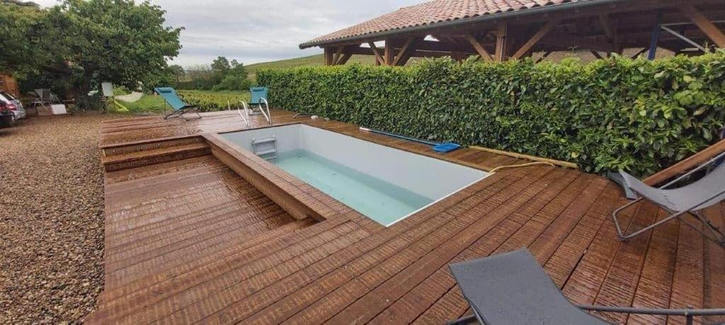 La Maison Des Vignes Charentay Exteriér fotografie